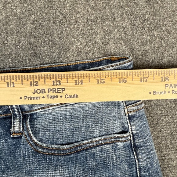 Judy Blue Jeans Womens 32 (Fits 32x24) Wide Leg Crop Stretch Medium Wash - Picture 7 of 15